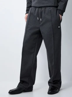 Dineto charcoal structured jersey pant