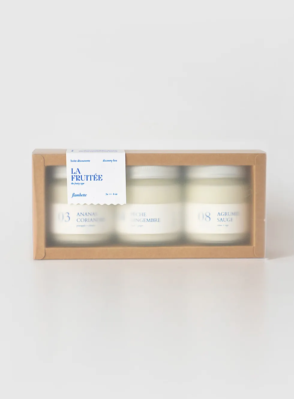 Discovery scented candle set
