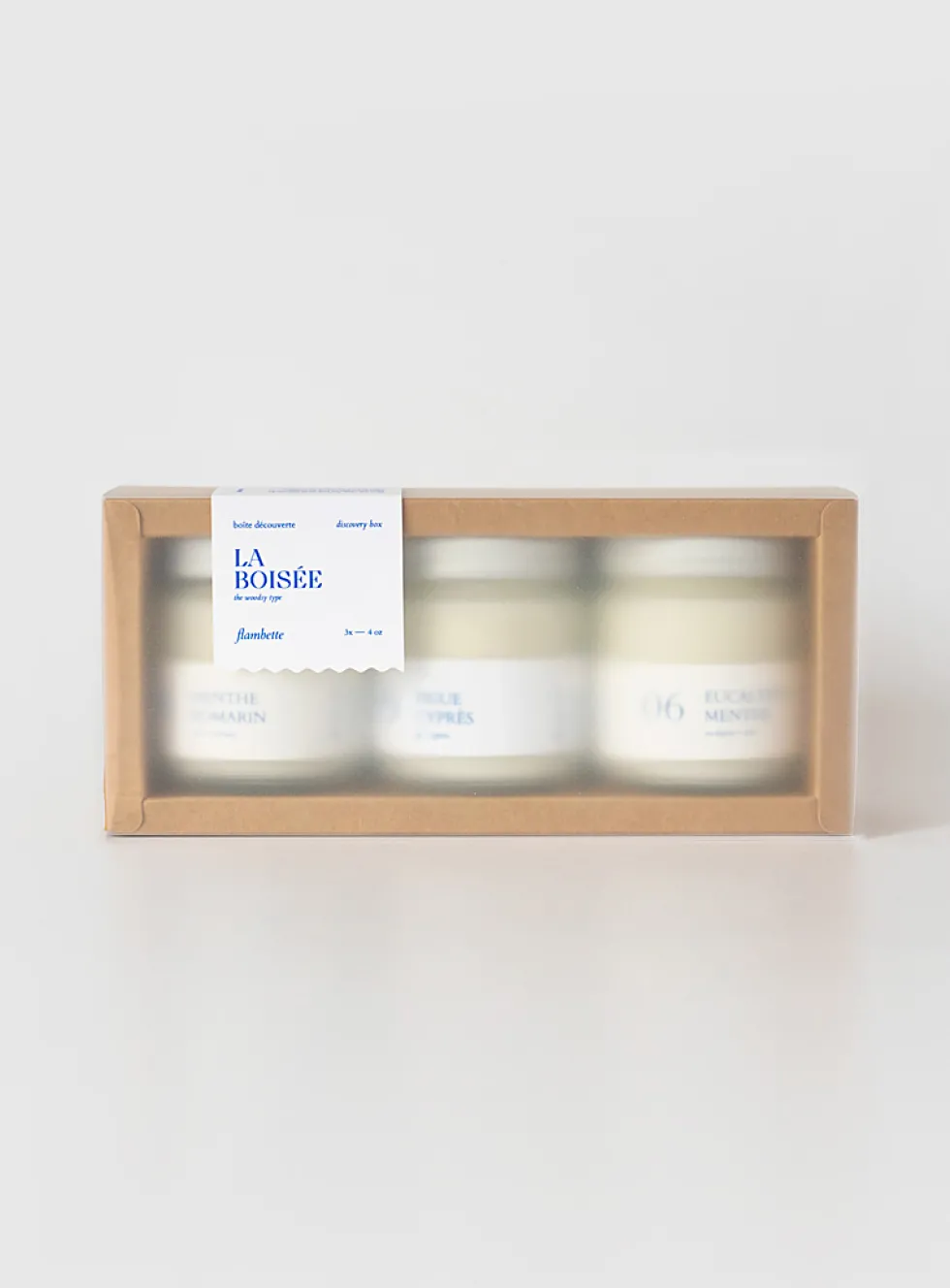 Discovery scented candle set