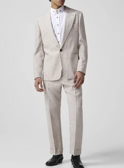 Doc chambray-like cuffed pant