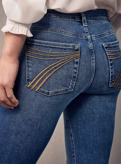 Dojo faded medium indigo jean