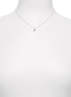 Domed moon necklace