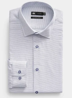 Dotted jacquard shirt