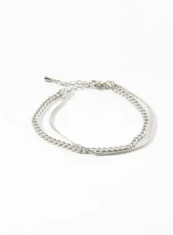 Double chain bracelet