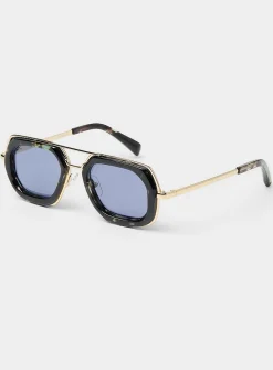 Double frame aviator sunglasses