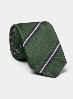 Double preppy stripe tie