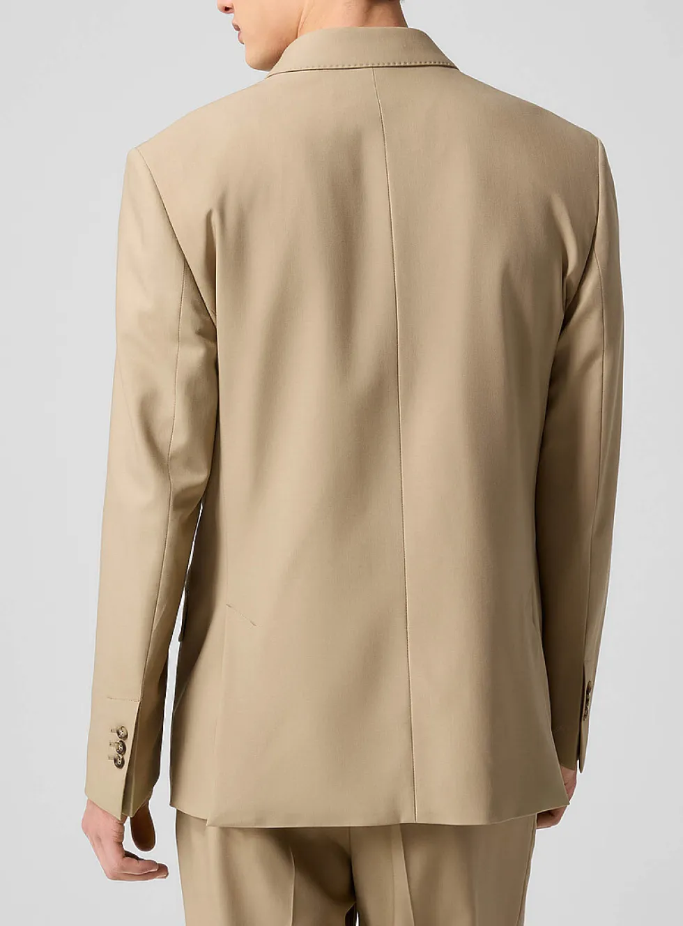 Double-breasted virgin wool jacket