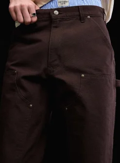 Double-knee carpenter pant