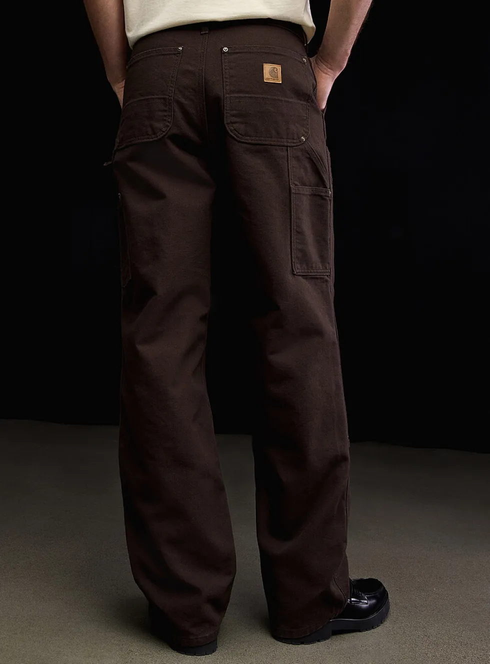Double-knee carpenter pant