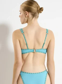 Double-strap slim bralette top