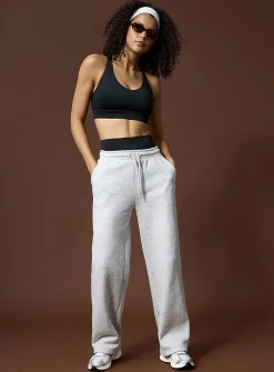 Double-strap V-neck sports bra