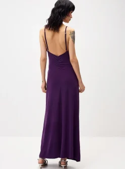 Draped maxi dress