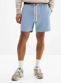 Drawstring-waist chino short