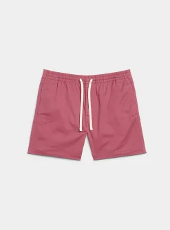 Drawstring-waist chino short