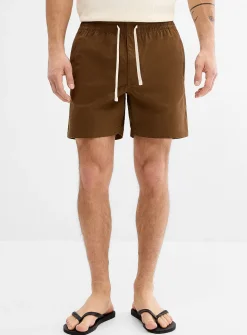 Drawstring-waist chino short