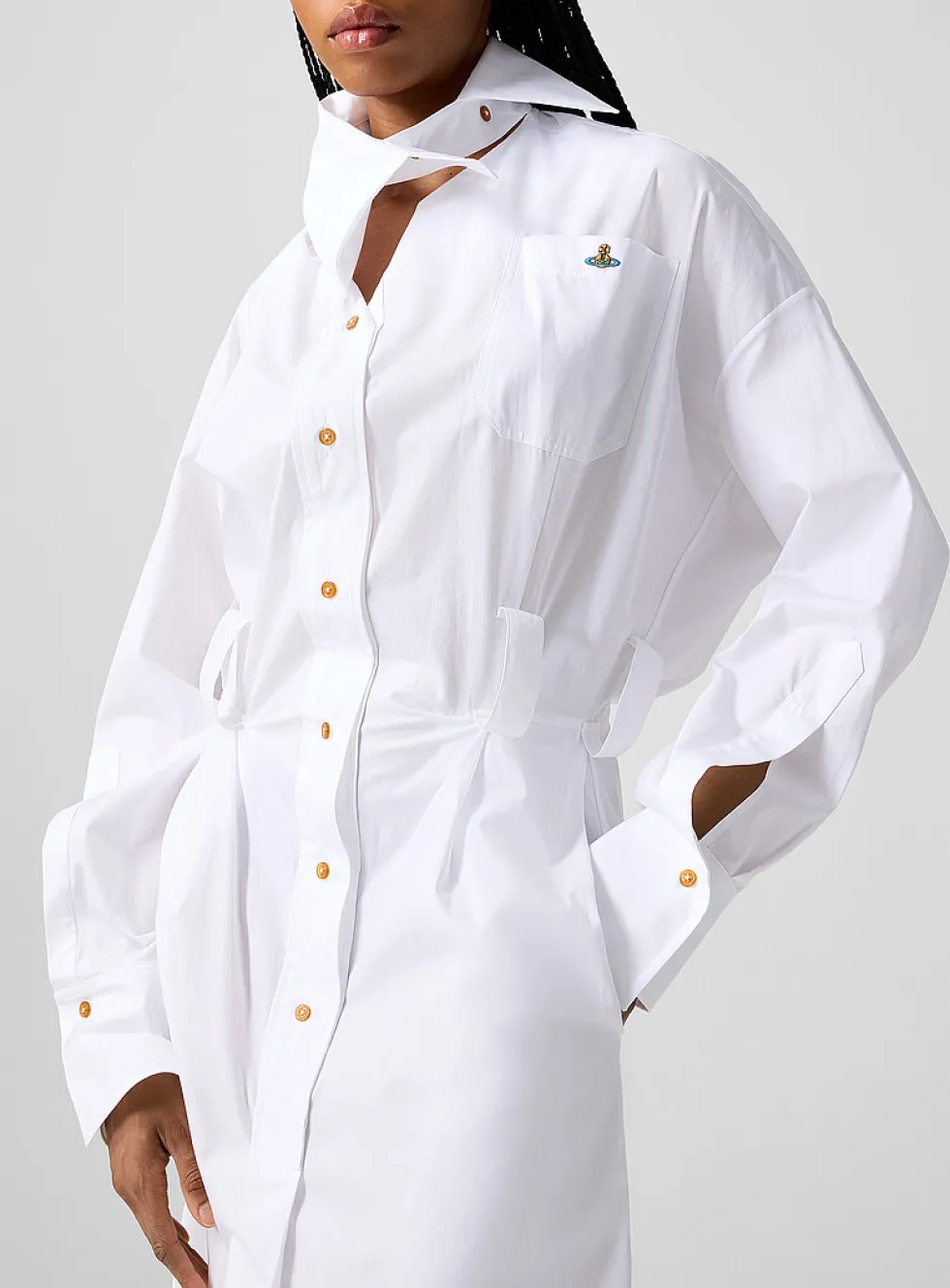 Drunken midi shirtdress