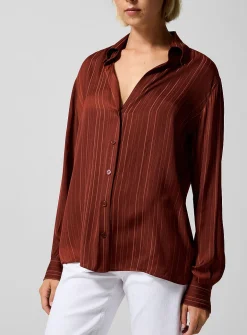 Druyat silky crepe blouse