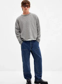 Dungaree double-knee work jean