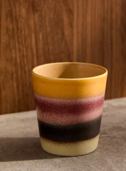 Dusk stripes small glass