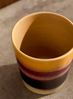 Dusk stripes small glass