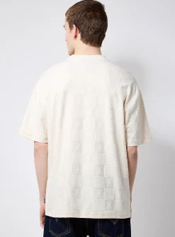 Dustin check jacquard T-shirt