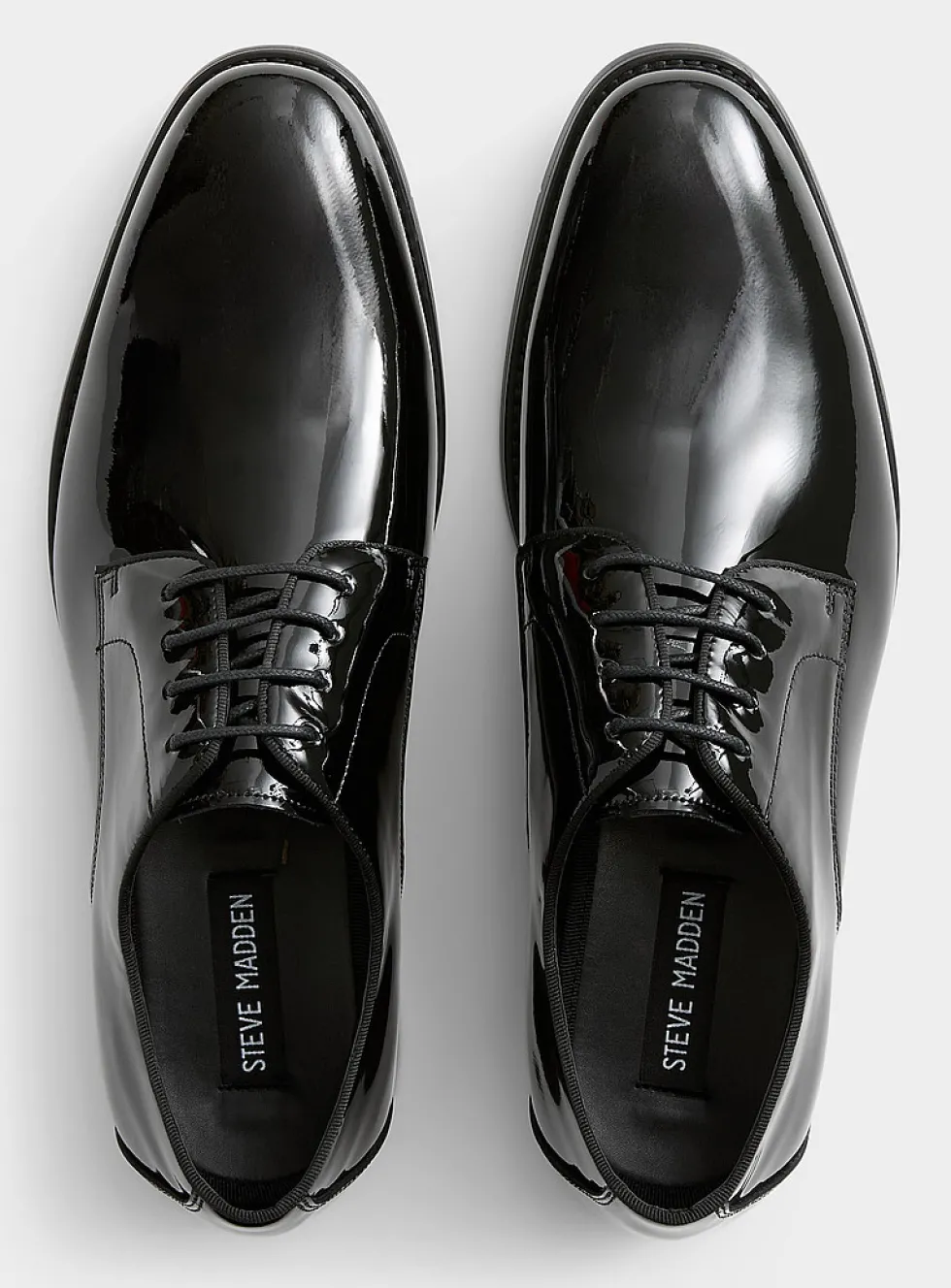Duval patent leather derby shoes