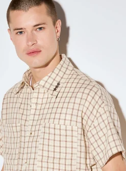 Earthy check shirt