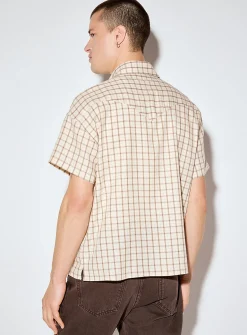 Earthy check shirt