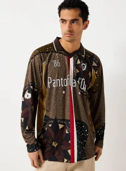 Earthy mosaic soccer jersey