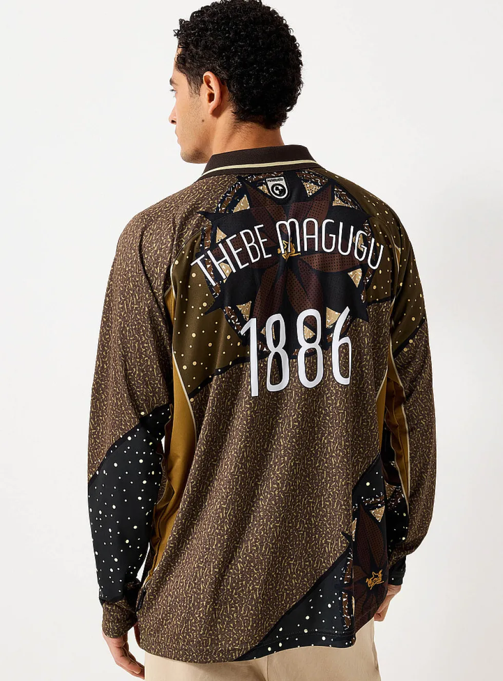 Earthy mosaic soccer jersey