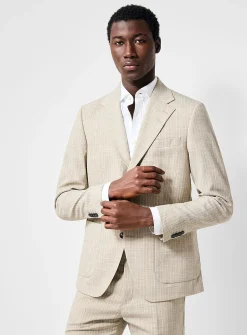 Ease beige stripe blazer