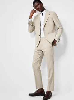 Ease beige stripe blazer