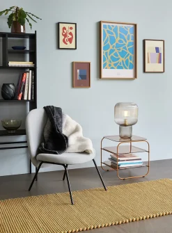 Echo amber side table