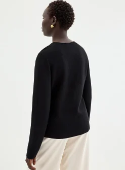 Eclectic golden buttons fitted cardigan