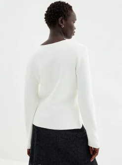 Eclectic golden buttons fitted cardigan