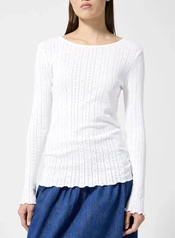 Edie pointelle T-shirt
