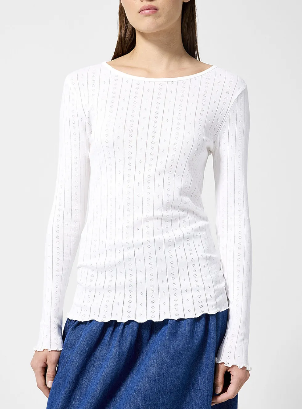 Edie pointelle T-shirt