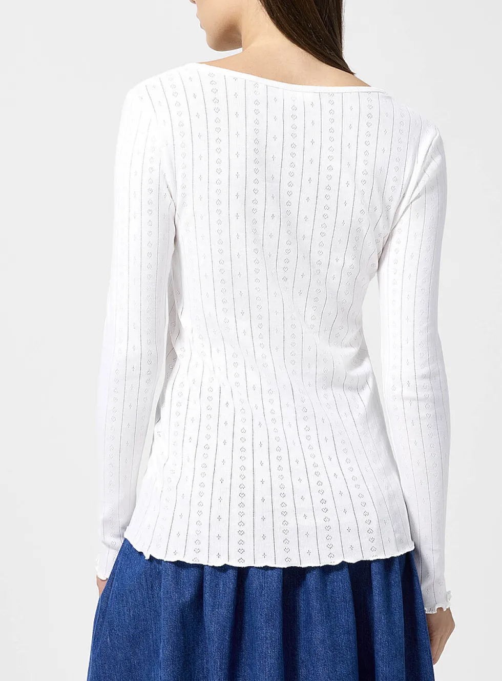 Edie pointelle T-shirt