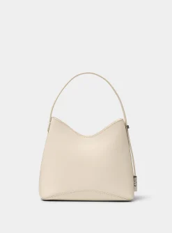 Egg ecru leather mini-bag