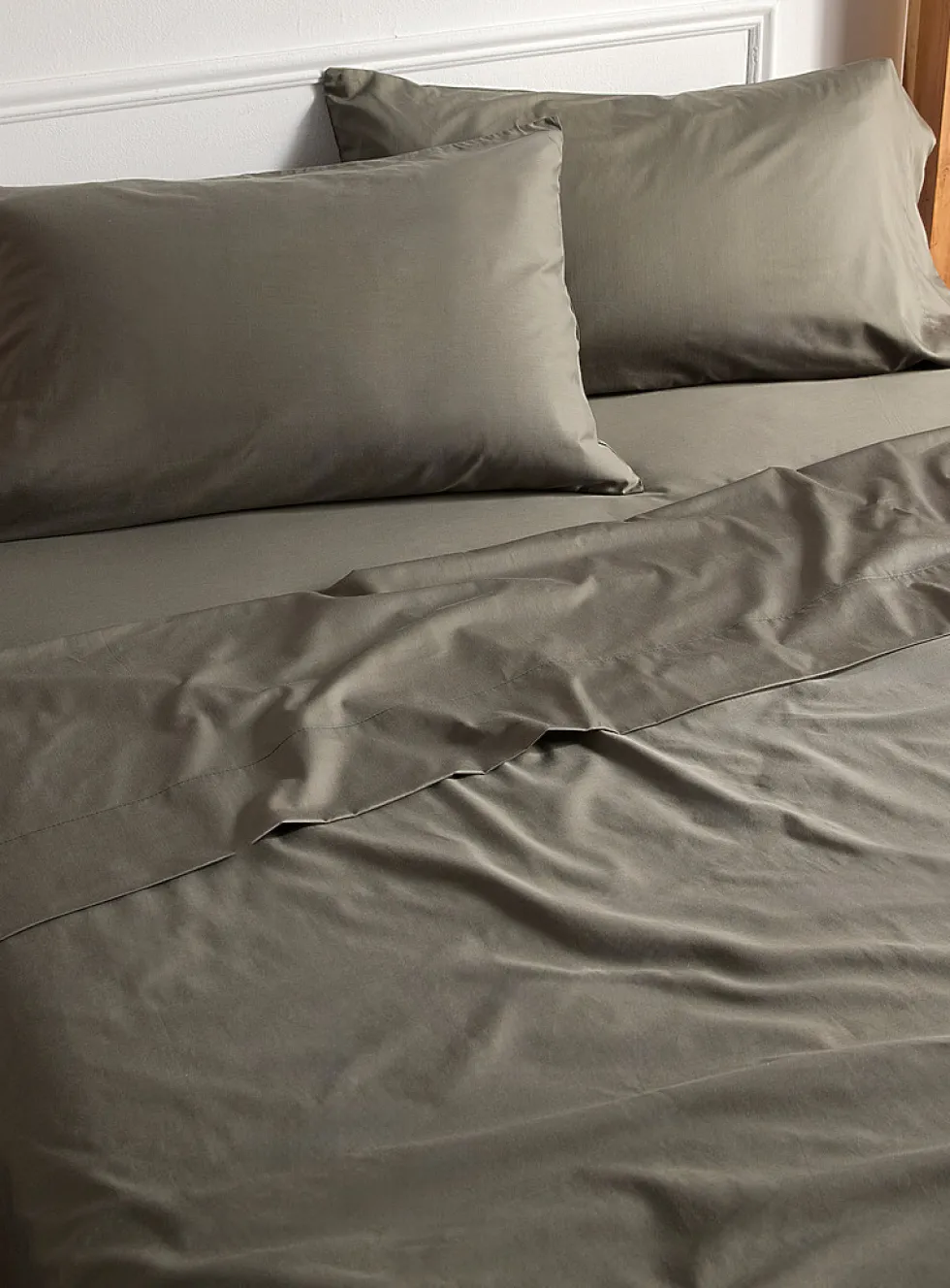 Egyptian cotton and bamboo rayon sheet set