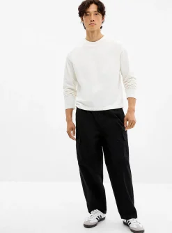 Elastic waist cargo pant