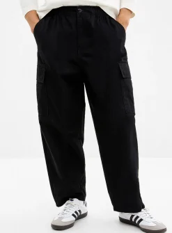 Elastic waist cargo pant