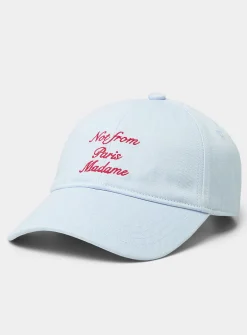 Elegant script slogan baseball cap