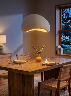 Ellara textured shade light fixture