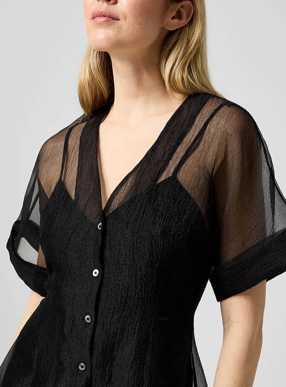 Elle layered organza dress