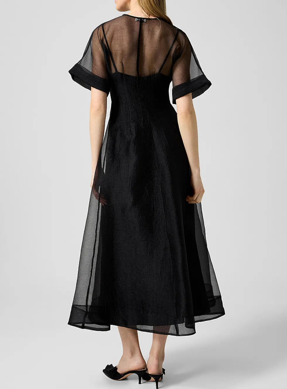 Elle layered organza dress
