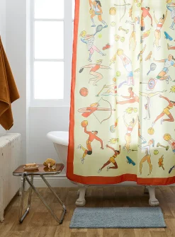 Elles jouent shower curtain