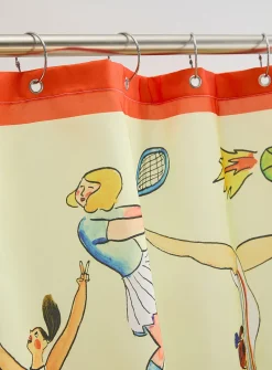 Elles jouent shower curtain