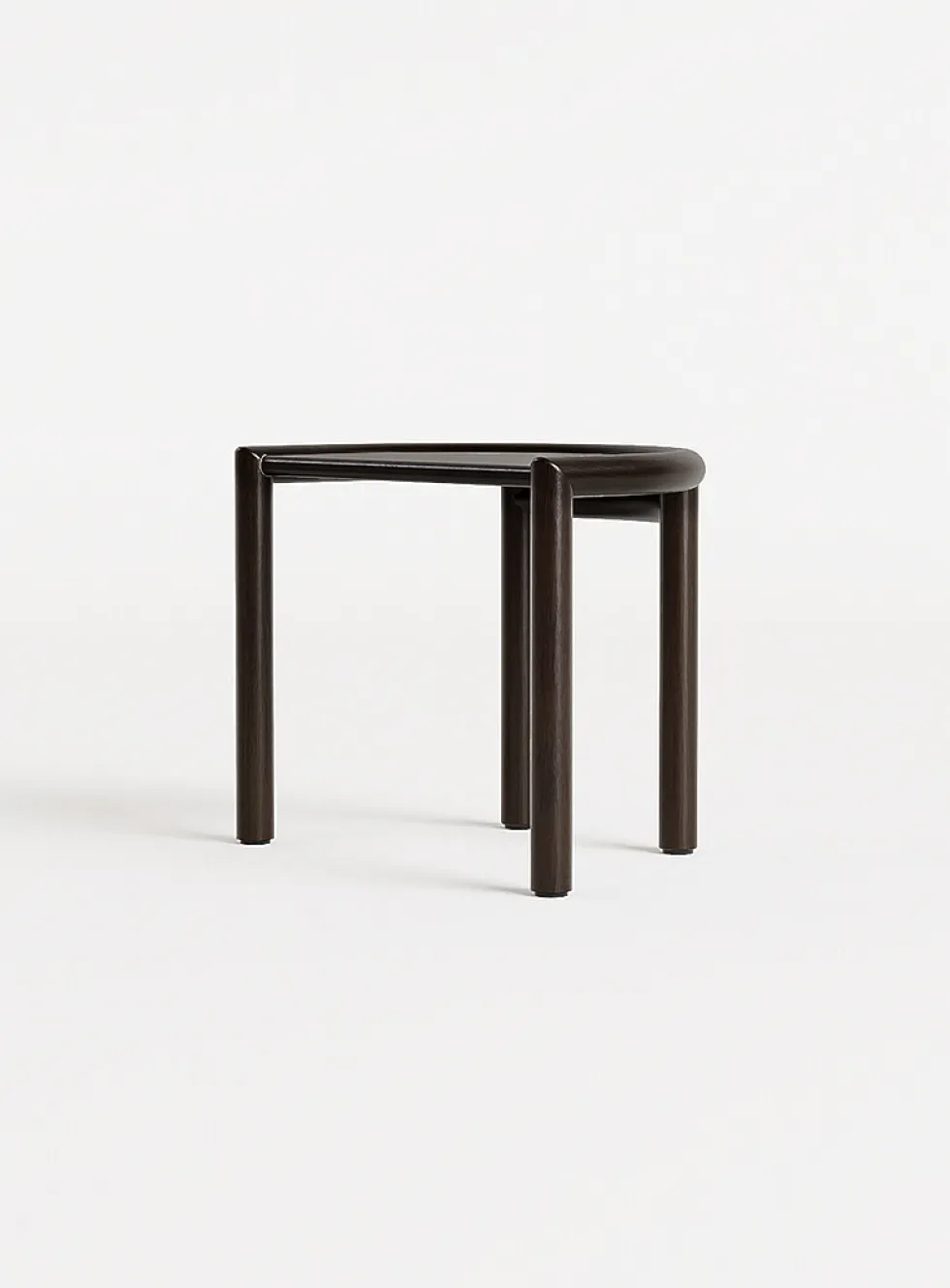 Elsie oak hybrid side table