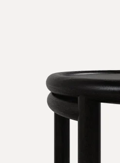 Elsie oak hybrid side table